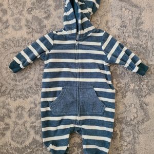 Winter zip up romper